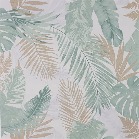 Arthouse 56-sq ft Green Vinyl Textured Floral Unpasted Wallpaper 297204 ...