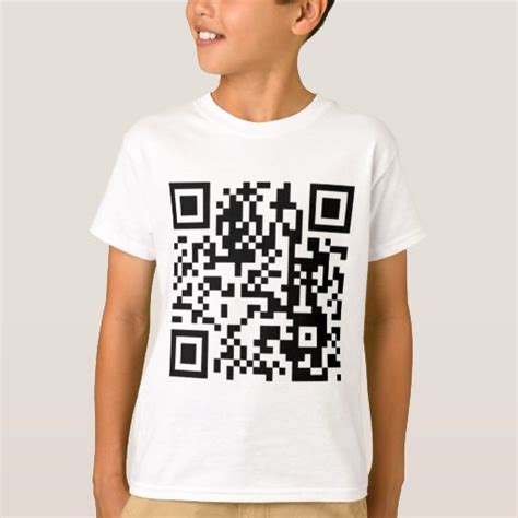 The QR Code T-Shirt | Zazzle