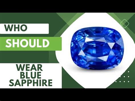 Who Should Wear Blue Sapphire Who Should Wear Neelam Stone Youtube