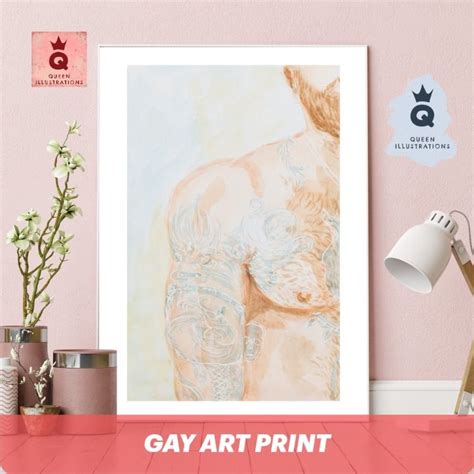 Gay Art Print Gay Art Art Prints Contemporary Oil Paintings