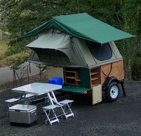 DIY Tent Campers You Can Build on a Tiny Trailer