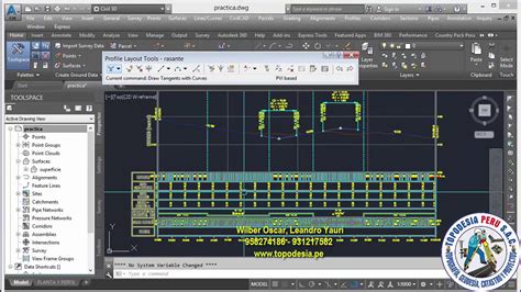 Perfil Longitudinal Autocad Civil 3d 2017 Parte 4 Youtube