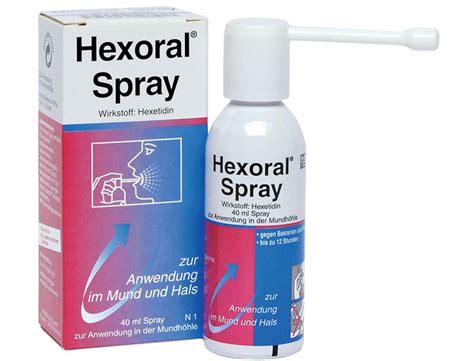 HEXORAL® Spray ist ein Mund- und Rachentherapeutikum und wird ...