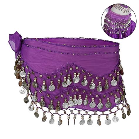 Hip Scarf For Belly Dancing Women S Belly Dance Scarf With Coins