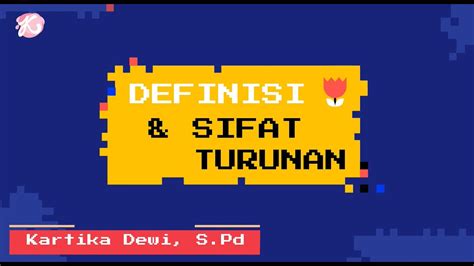 Turunan Definisi Dan Sifat Turunan Fungsi Youtube