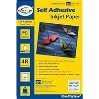 Gocolor Self Adhesive Inkjet Photo Paper 4R 135 GSM 4 By 6 50