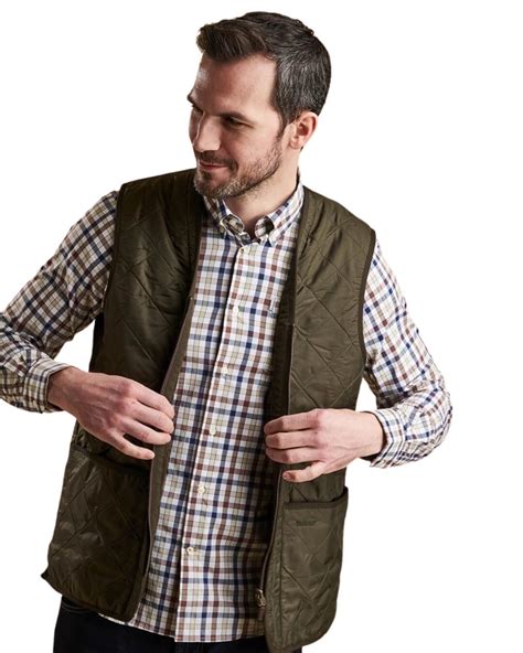 Barbour Polarquilt Green Gilet Bortex Bortex Fine Tailoring