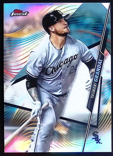 Yasmani Grandal Topps Finest Refractor White Sox Ebay