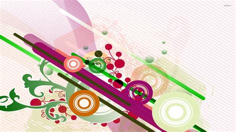 Retro shapes wallpaper - Vector wallpapers - #20283