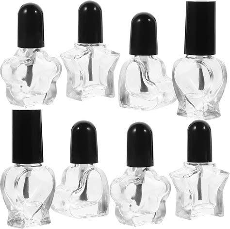 Amazon Beavorty Nail Polish Bottles Empty 5ml Flower Star Heart