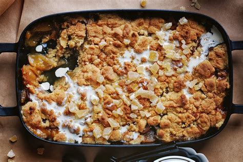 Pear Ginger And Golden Syrup Crumble Recipe Recipes Delicious Au