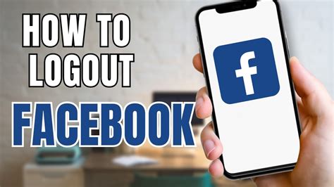 How To Logout Facebook Account Youtube