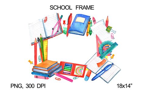 Back To School Border Clip Art