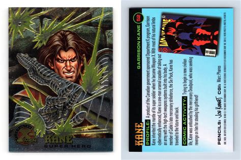 Kane 52 X Men Chromium 1995 Fleer Ultra Trading Card