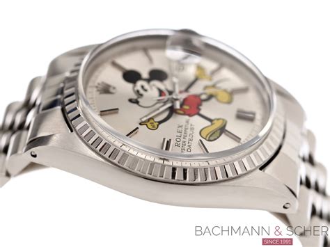 Datejust Man Size Ref Stainless Steel Mickey Mouse Bj