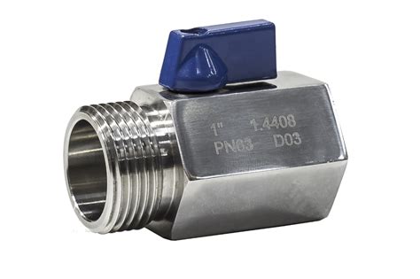 mini ball valve malefemale  stainless steel nero pipeline
