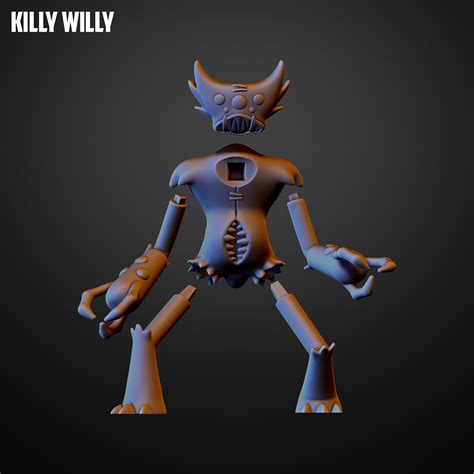 Archivo STL POPPY PLAYTIME KILLY WILLYObjeto de impresión 3D para