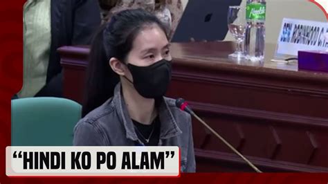 Shiela Guo Iginiit Na Hindi Niya Alam Ang Kinaroroonan Ni Alice Guo