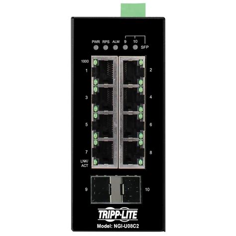 Tripp Lite Ngi U C Port Unmanaged Industrial Gigabit Ethernet