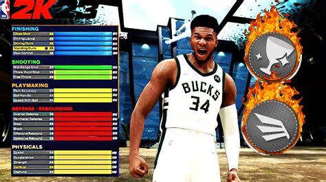 NBA 2k23 Giannis Antetokounmpo Build YouTube