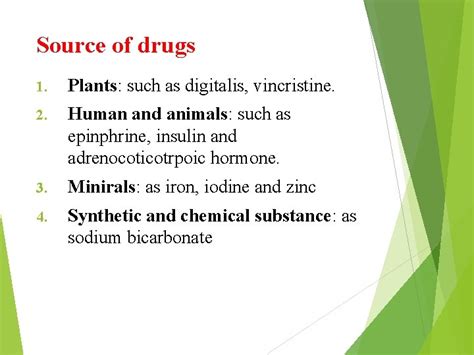 Introduction To Pharmacology Learning Objectives Define The Terms