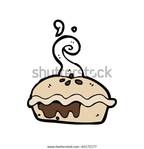 Meat Pie Cartoon Stock Vector (Royalty Free) 66172177