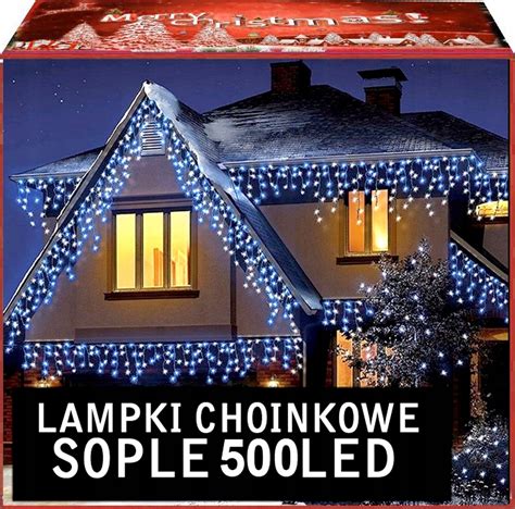 SOPLE 500 LED LAMPKI CHOINKOWE ŚWIATEŁKA ZEWNĘTRZNE WEWNĘTRZNE