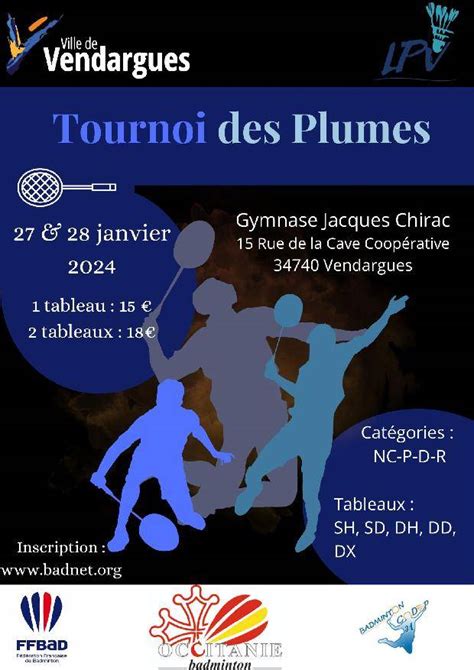 Vendargues E Tournoi Des Plumes Badminton Club V Dasien Saint