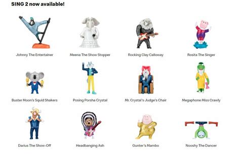 Sing Movie Mcdonald's Toys Outlet | cozeliving.com