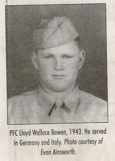 Lloyd Wallace Bowen 1927 1995 Find A Grave Memorial