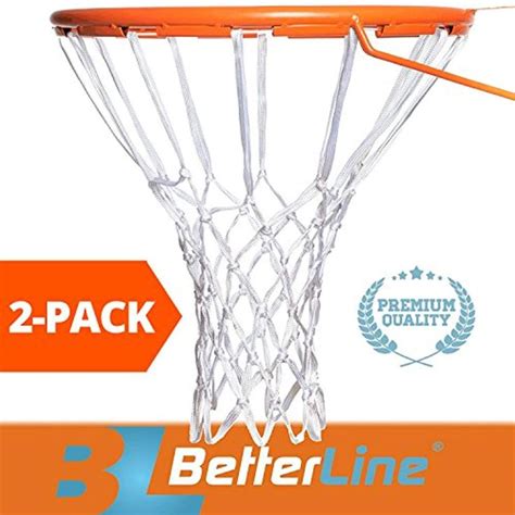 2 Pack Heavy Duty Basketball Nets Premium Quality All Weather Thick