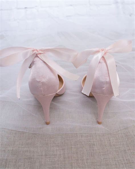 Dusty Pink Satin Pointy Toe HEELS With FLORAL RHINESTONES Etsy