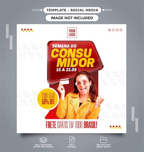 Psd Semana Consumidor Social Media 35000 Modelos Psd Grátis De Alta