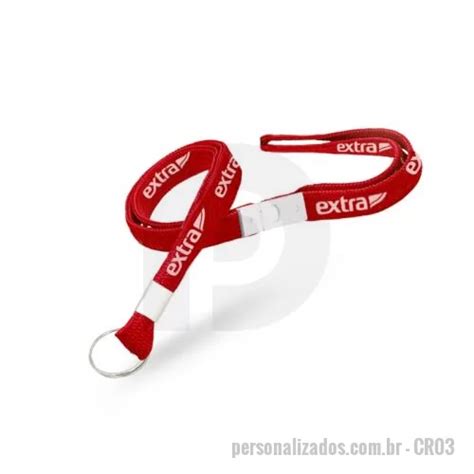 Cord O Para Crach Personalizado CR03 Cord O Para Crach Trava De