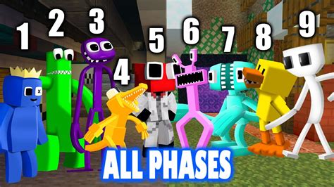 New Rainbow Friends But They Are Minecraft Versions 🎶 Fnf New Mod Roblox Rainbow Friends 20