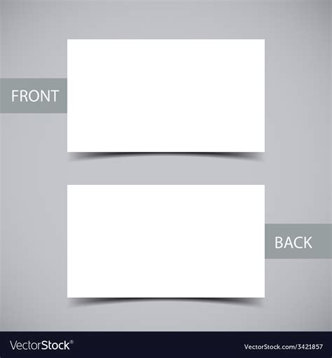 Plain Business Card Template – Mightyprintingdeals.com