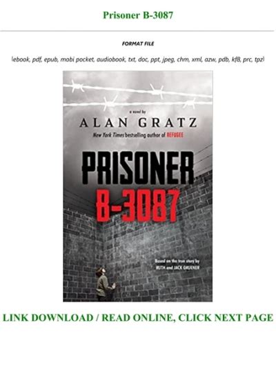 Download [PDF] Prisoner B-3087 Full PDF