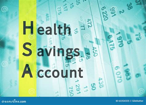 HSA Health Savings Account Concept With Keywords Letters And Icons