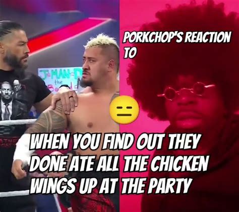 This Is Another Case Of Who Ate The Last Chicken Wing Wwe Wweraw