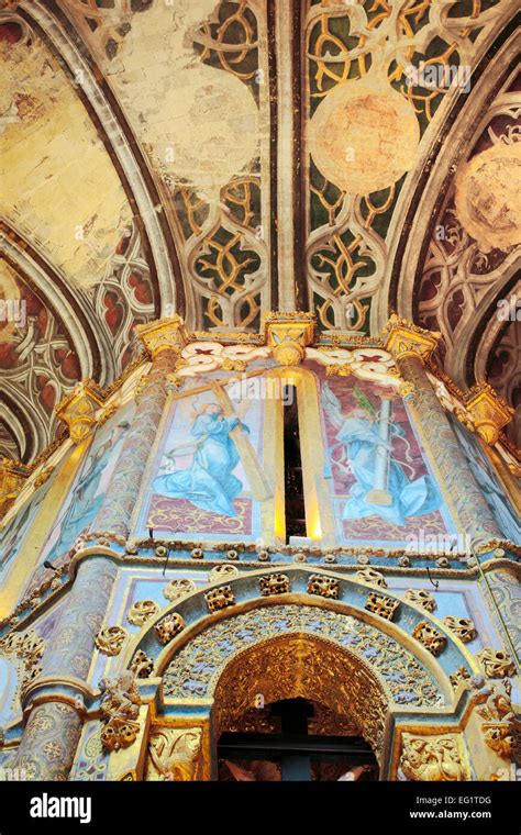 Interior Of Round Church Convent Of The Order Of Christ Convento De