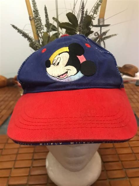 Mickey Mouse Vintage Trucker Snapback Hat Adjustable Gem