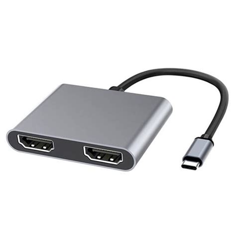 Typec To Dual Hdmi Compatible 2in1 Adapter Type C Grandado