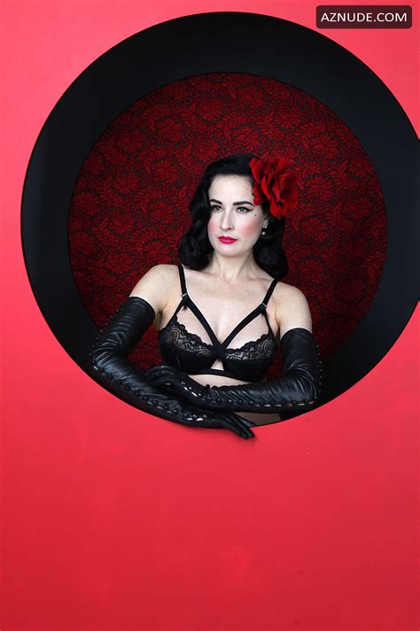 Dita Von Teese Sexy By Jennifer Mitchell Bts For Vintage Lingerie Aznude