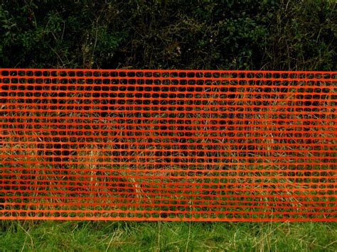 Orange Barrier Netting 1mtr X 50mtr Roll Collins Nets