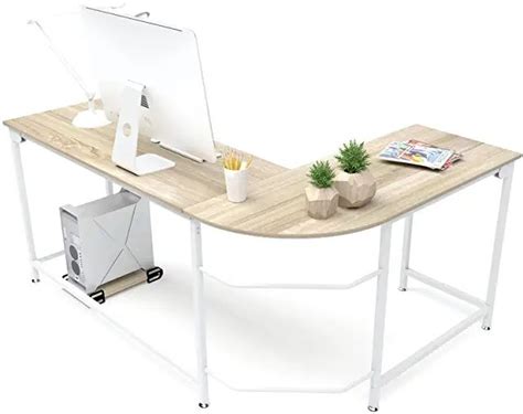 Corner L Shaped Desk White