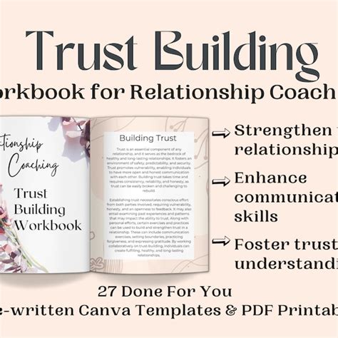 Couples Trust Worksheets Etsy