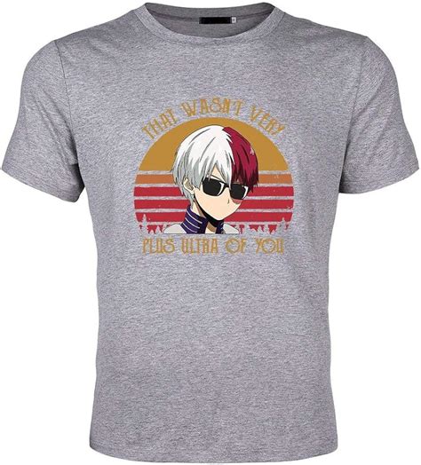 Dacitiery Anime My Hero Academia T Shirts Todoroki Shoto Mha Shirt