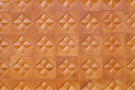 Orange Wall Tiles Stock Photo Download Image Now Brown Ceramics