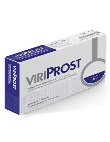 Integratori Per La Salute Intima Dell Uomo Viriprost Compresse