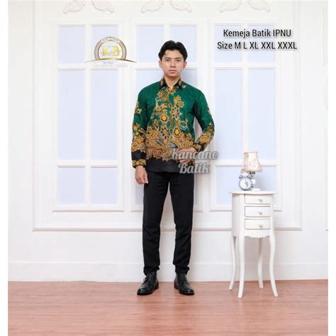 Jual BATIK SERAGAM IPNU Nasional Kemeja Batik NU Shopee Indonesia